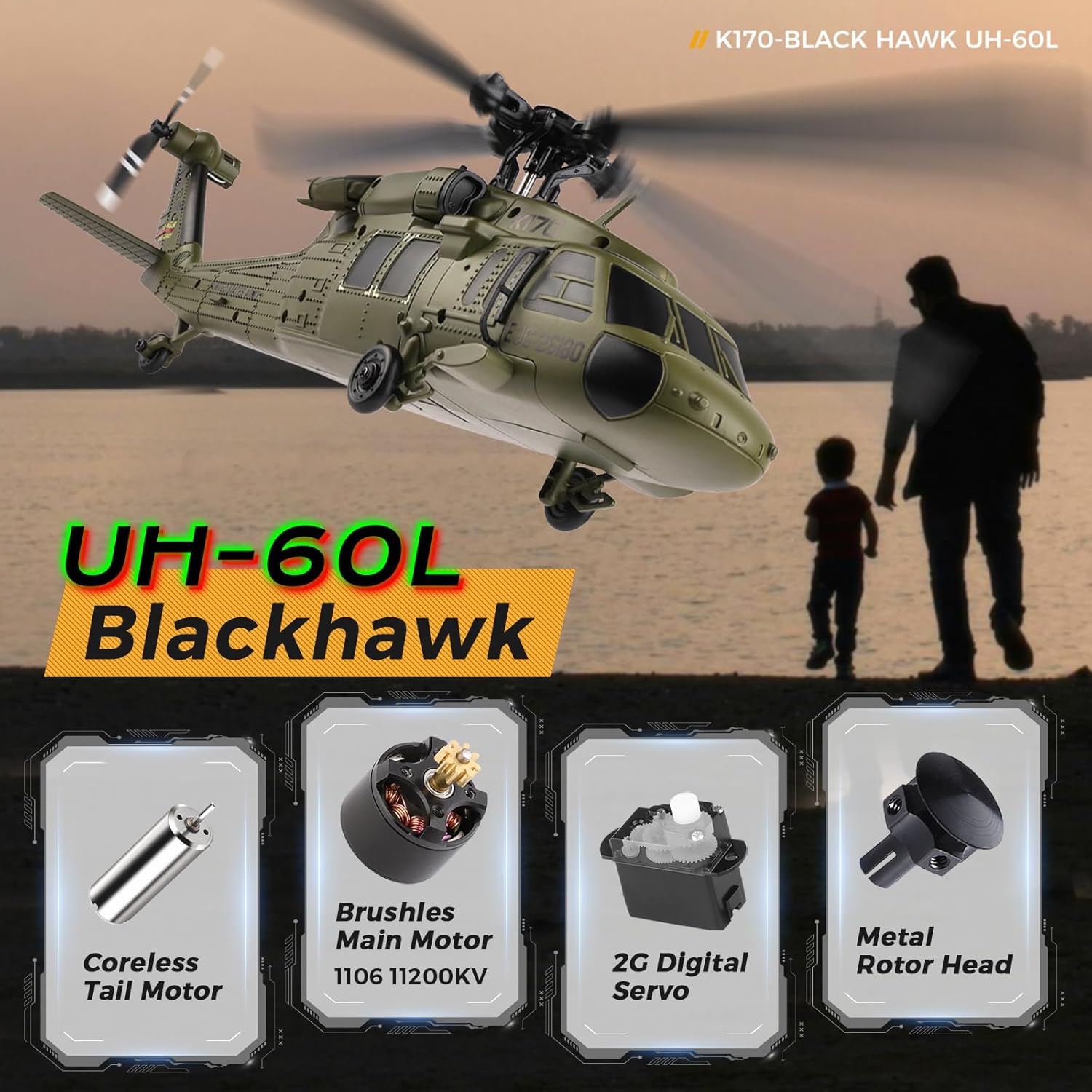 WLtoys K170 Bürstenloser 4-Kan – Rc Helicopter Gyro Bewertung und Preis