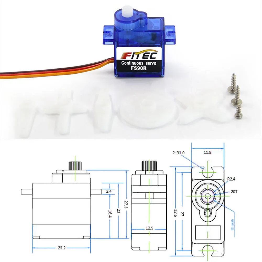 Feetech Mini FS90R Micro Servo – Rc Helicopter Servo Bewertung und Preis